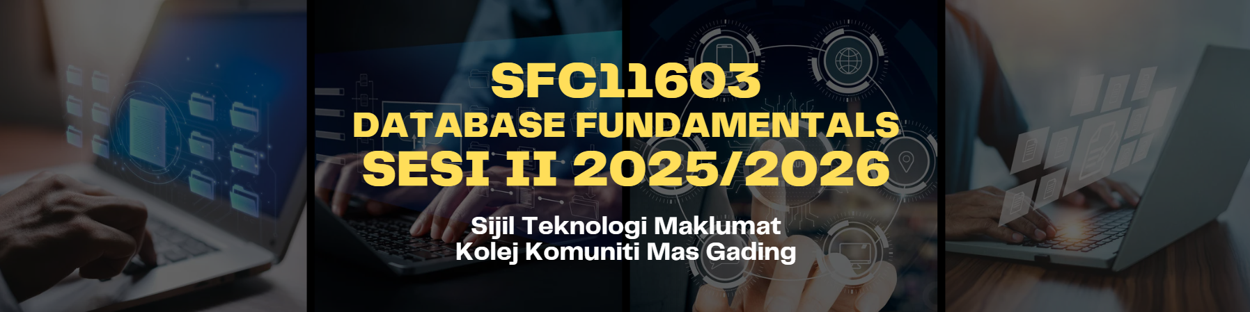 SFC11603 DATABASE FUNDAMENTALS