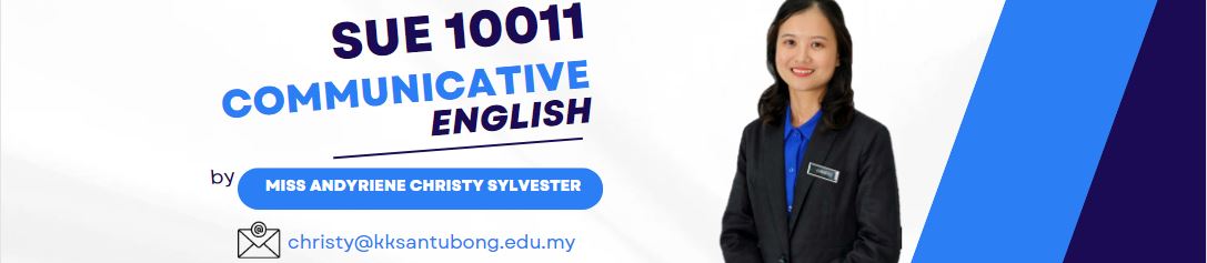 SUE10011 COMMUNICATIVE ENGLISH